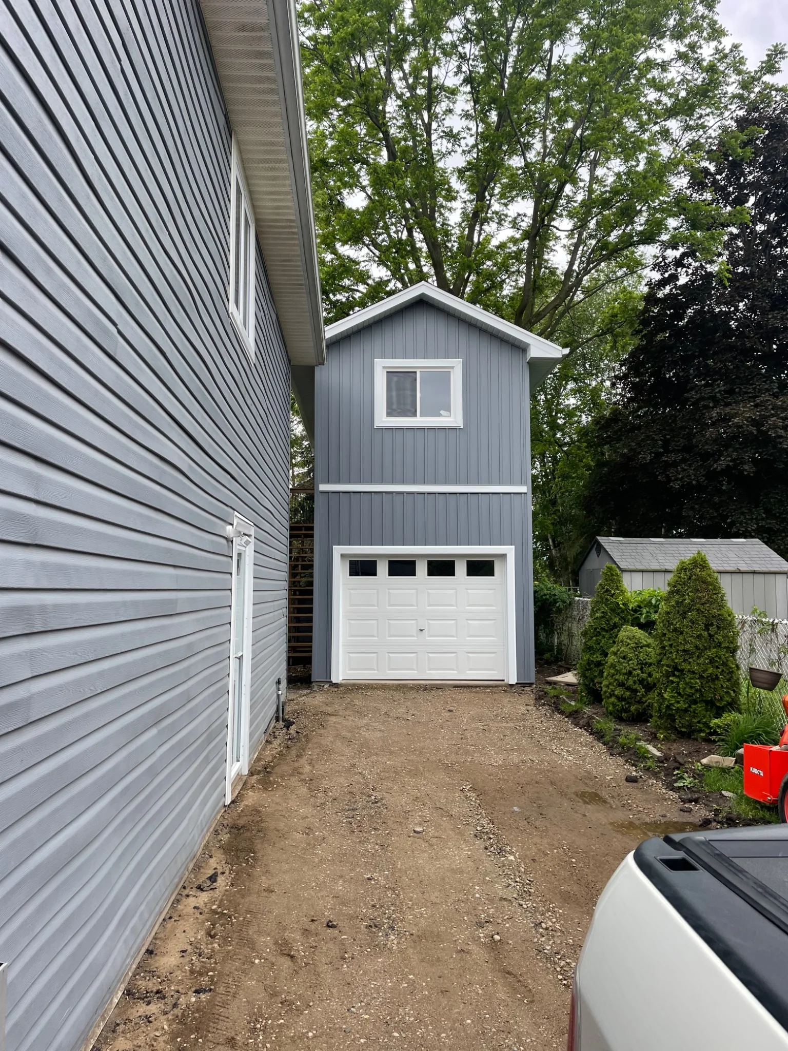 Detached garage and loft